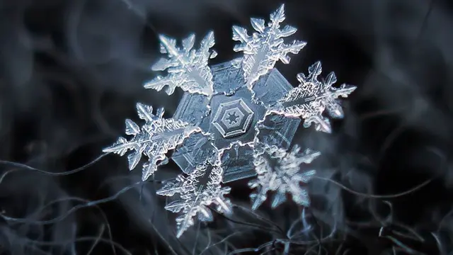 Keren, Fotografer Ini Potret Snow Flake yang 7 Hasilnya Bikin Takjub