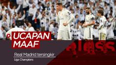 Berita Video Ucapan Maaf Pemain Real Madrid Setelah Disingkirkan Ajax di Liga Champions