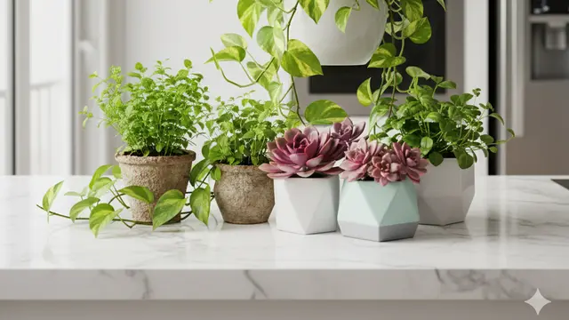 Dapur Monoton? Hiasi dengan 12 Tanaman Ini Agar Lebih Segar dan Fungsional