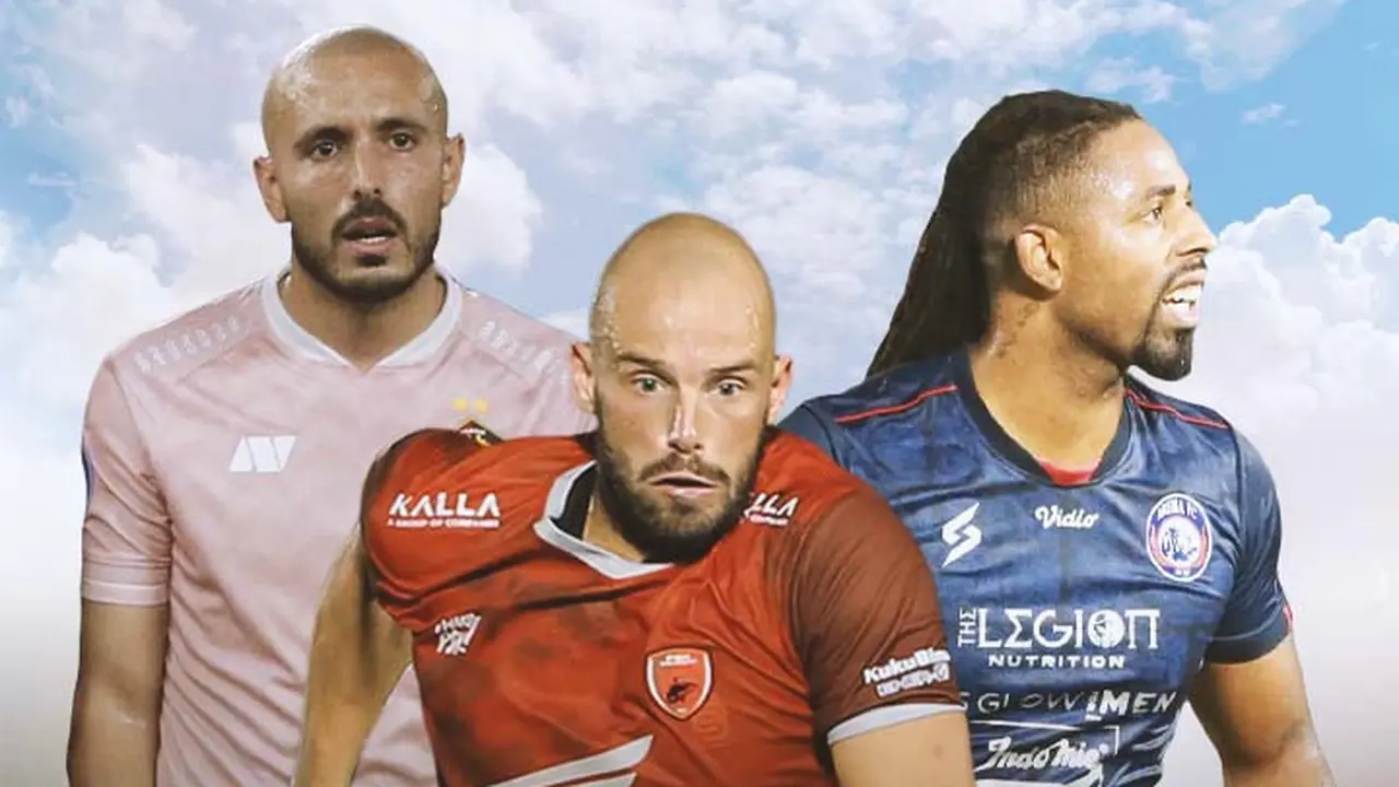 Liga 1 -  Youssef Ezzejjari, Anco Jansen, Carlos Fortes