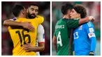 Hasil imbang 0-0 terjadi dalam dua laga pada matchday pertama di Grup C dan D Piala Dunia 2022 yang berlangsung Selasa (22/11/2022) malam WIB. Di Grup C, Meksiko berhasil menahan imbang Polandia berkat penampilan cemerlang kiper Guillermo Ochoa yang berhasil mementahkan eksekusi penalti Robert Lewandowski. Sementara di Grup D, Tunisia mampu menahan imbang Denmark dengan skor kacamata berkat aksi cemerlang kiper Aymen Dahmen sepanjang laga. (Kolase AP)