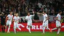 Polandia mampu memperkecil kedudukan berkat gol Piotr Zielinski pada menit ke-78. (Sergei GAPON/AFP)