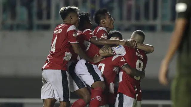 FOTO: Sempat Tertinggal, Madura United Bangkit Imbangi Tira Persikabo