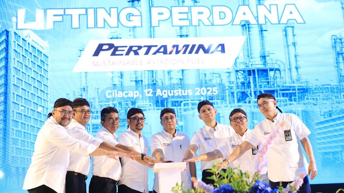 Tonggak Sejarah Baru! Kilang Pertamina Internasional Lifting Perdana Bioavtur Berbahan Minyak Jelantah