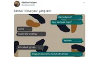 7 Chat Ungkapan 'I Love You' dalam Bentuk Lain dari Pasangan Ini Bikin Baper