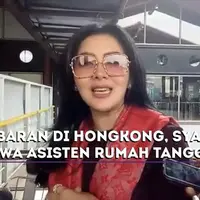 Syahrini bawa asisten rumah tangganya untuk lebaran di Hongkong.