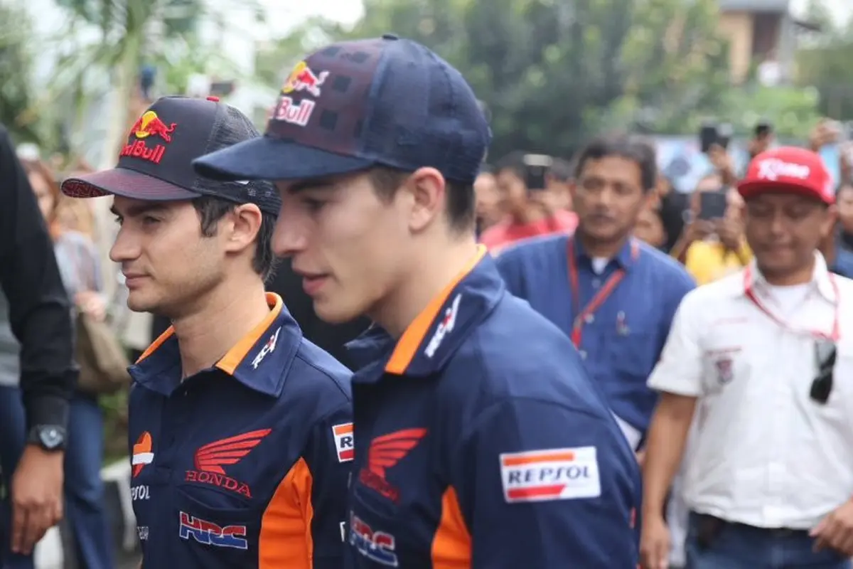 Marc Marquez dan Dani Pedrosa.