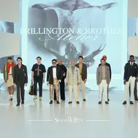 Brillington & Brothers Atelier menghadirkan dua konsep unik: Ivy League Style dan Black Campaign. Foto: Document/FashionNation2024