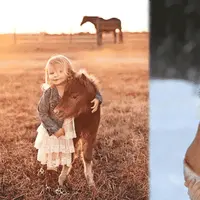 Kuda mini ini bisa jadi hewan peliharaan dan teman bermain untuk anak-anak saat di rumah.