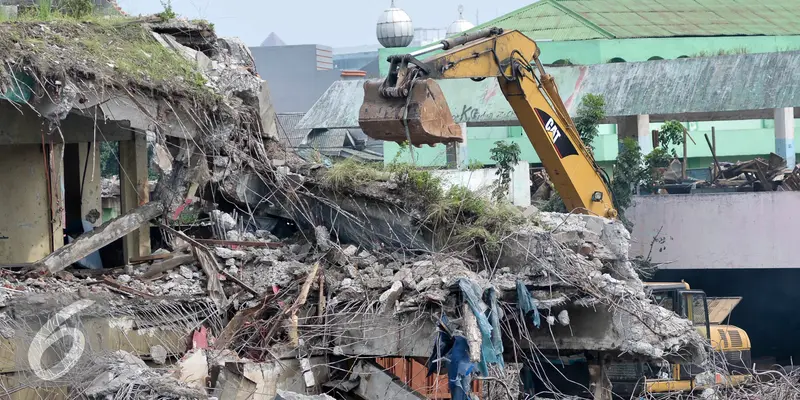 20161017- Bagunan Pasar Rumput Mulai Dibongkar-Jakarta- Yoppy Renato