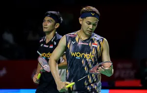 Hasil Kejuaraan Dunia Bulutangkis 2026: Fajar/Fikri Melaju ke 16 Besar, Rehan/Gloria Tersingkir Dramatis