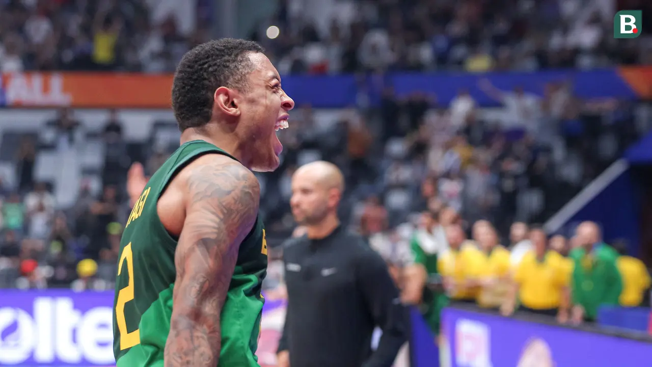 Foto: Kejutan! Brasil Beri Kekalahan Perdana untuk Kanada di Piala Dunia FIBA 2023