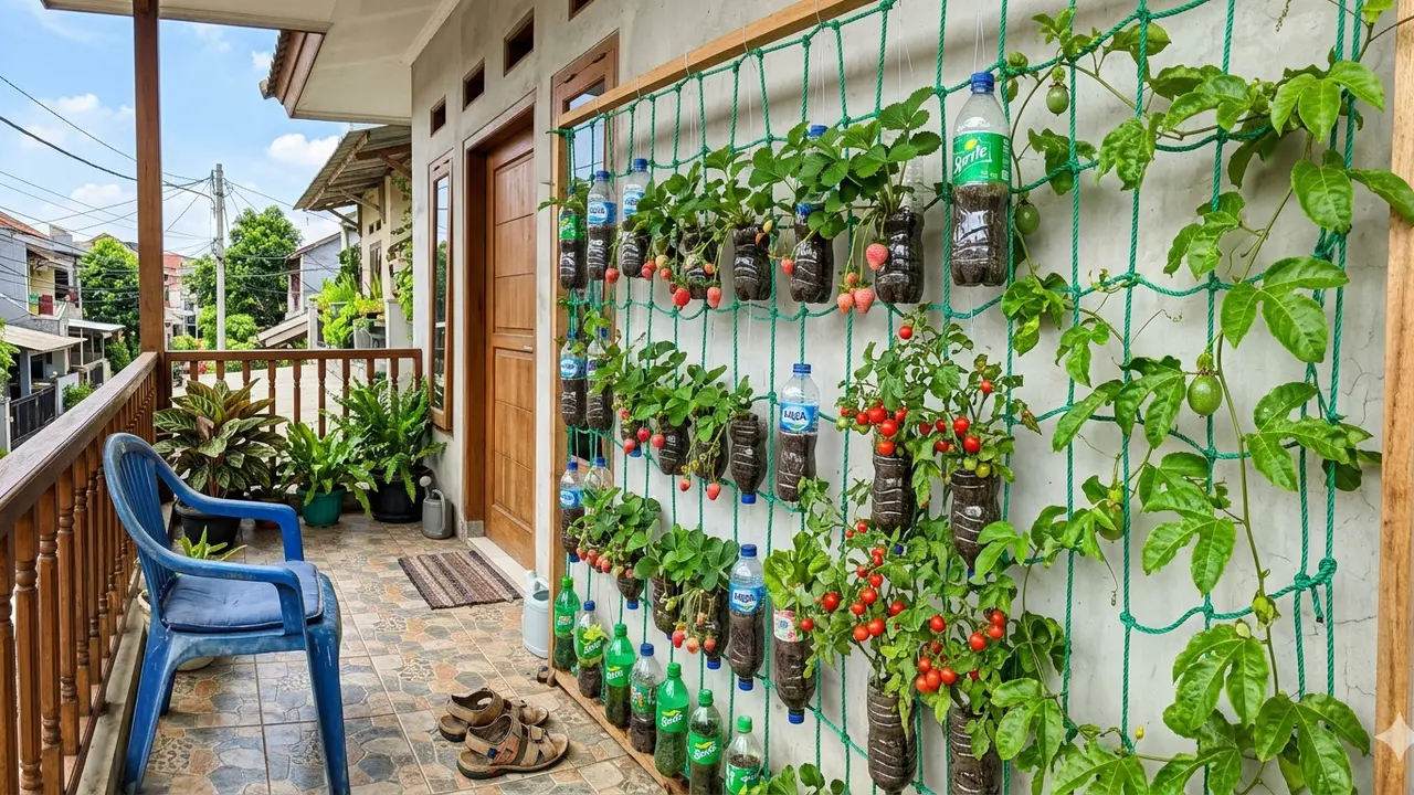 Ide Kebun Buah Vertikultur Low Budget