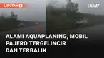 Insiden mengerikan dialami oleh sebuah mobil saat mengalami kecelakaan di Jalan Tol Surabaya- Solo Km 555