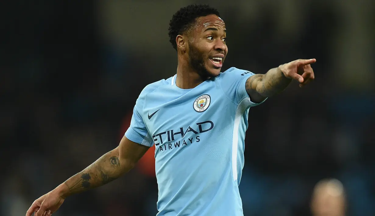 2. Raheem Sterling (Liverpool dan Manchester City) - 75 Gol. (AFP/Oli Scarff)
