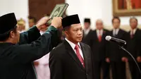 Tito Karnavian dilantik menjadi Kepala Badan Nasional Penanggulangan Teroris. (Liputan6.com/Faisal Fanani)