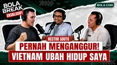 Kehilangan pekerjaan di Spanyol menjadi titik balik dalam perjalanan karier Hector Souto. Dalam episode Bola Break ini, pelatih Timnas Futsal Indonesia menceritakan alasan menerima tawaran melatih Vietnam, proses membangun tim selama enam tahun, kisah membawa Vietnam mencetak sejarah dengan lolos ke Piala Dunia Futsal untuk pertama kalinya, hingga pengalaman tersebut menjadi bekal berharga saat menangani Timnas Futsal Indonesia.