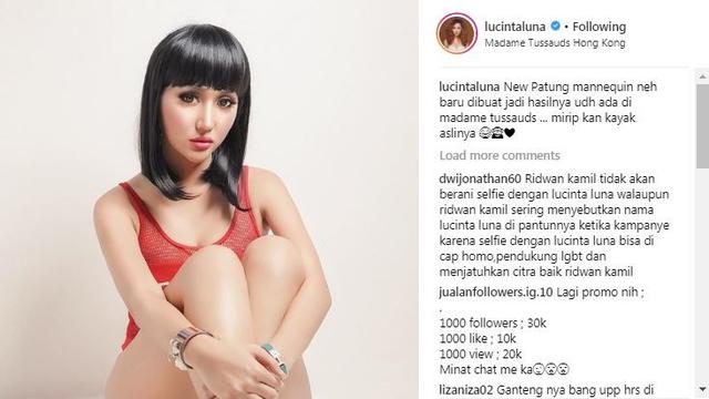 Unggah Foto Editan Lucinta Luna Bikin Warganet Khawatir Showbiz