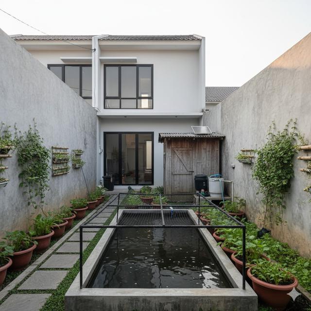 Desain Halaman Belakang Rumah untuk Ternak Lele