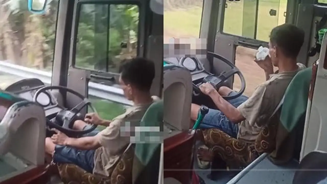 Keluarganya Meninggal saat Bertugas, Sopir Bus Ini Tetap Tegar Mengantar Penumpang Sampai Tujuan