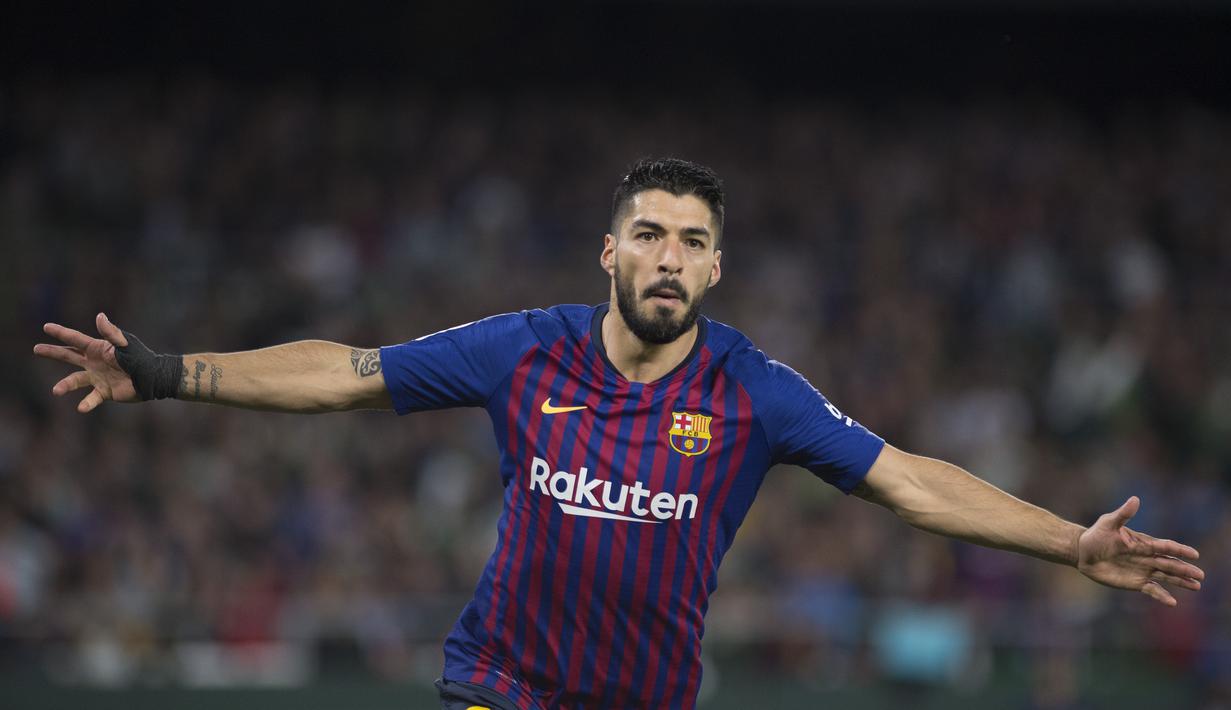 2. Luis Suarez (Barcelona) - 21 gol dan 6 assist (AFP/Jorge Guerrero)