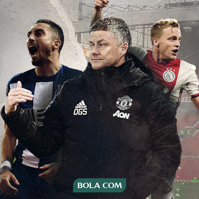 Alex Telles, Ole Gunnar Solskjaer dan Donny van de Beek