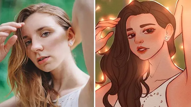 7 Foto Asli Ini Diubah Jadi Karya Ilustrasi, Bikin Kagum