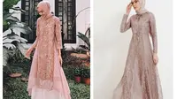 kebaya modern hijab full dress, sumber : 1001ootd.my.id