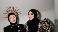 Tiara Andini Kenakan Hijab saat Pembukaan PON di Aceh. [@tiaraandini]