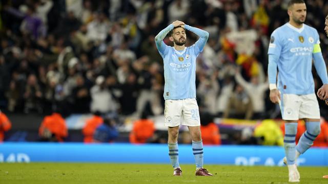 Raut Kecewa Sang Juara Bertahan Manchester City Terdepak dari Liga Champions-AP