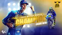 Joan Mir juara dunia MotoGP 2020. (Twitter MotoGP)