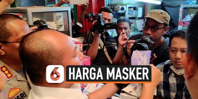 VIDEO: Polisi Temukan Masker Harga Selangit, Ini Jawaban Pedagang