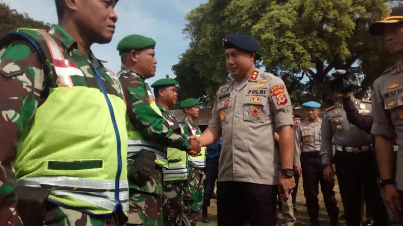 Apel Persiapan Operasi Ketupat Jabar Selatan di Garut