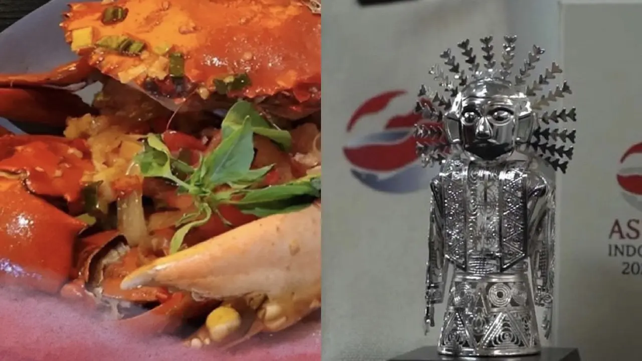Menu makanan saat gala dinner dan souvenir yang diberikan untuk tamu KTT ASEAN 2023 di Jakarta
