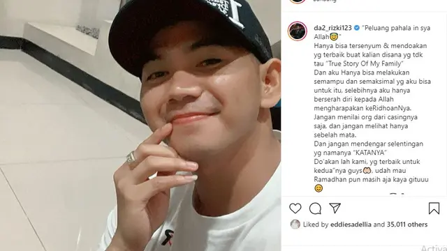Rizki 2R (Foto: Instagram/@da2_rizki123)