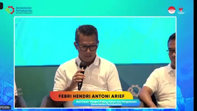 Juru Bicara Kemenperin Febri Hendi Antoni Arief