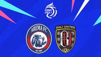 BRI Liga 1 - Arema FC Vs Bali United (Bola.com/Adreanus Titus)