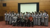 Pelepasan Peserta Program Kapal Pemuda Asia Tenggara ke-46, Kemaritiman, di Kedutaan Besar Jepang untuk Indonesia, Jakarta Pusat (Aqilah Ananda Purwanti).