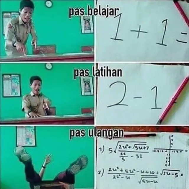 6 Meme Momen Tanya Jawab Soal dengan Guru di Kelas Ini Bikin Ngakak