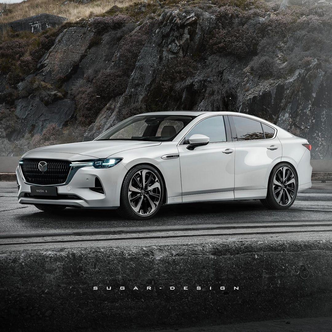 Render All New Mazda6 sedan (Instagram/@sugardesign_1)