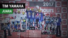 Berita video tim Yamaha menangi balapan Suzuka 8 Hours edisi 2017 dengan catatan 216 laps.
