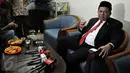 Fahri Hamzah memberikan keterangan pers di Kompleks Parlemen DPR RI, Jakarta, Senin (11/1/2016). Menurut Fahri, Muzammil Yusuf dan Mardani Ali Sera adalah orang yang   mendesak agar dirinya mundur dari Wakil Ketua DPR. (Liputan6.com/Johan Tallo)