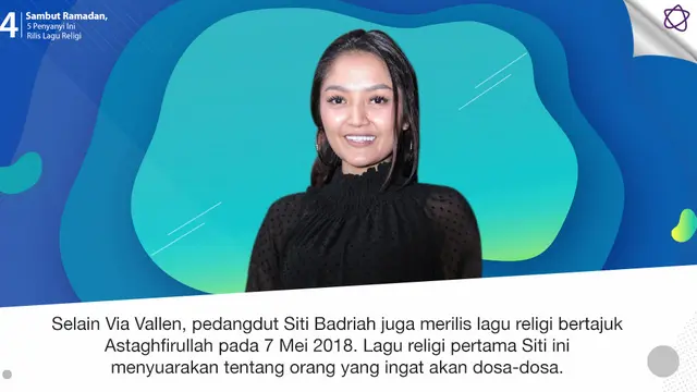[Bintang] Sambut Ramadan, 5 Penyanyi Ini Rilis Lagu Religi