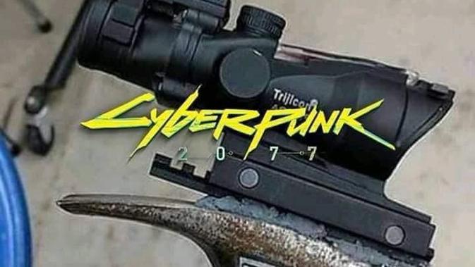 Modifikasi benda ala game Cyberpunk 2077 (Sumber: Facebook/ketawaaesthetic)