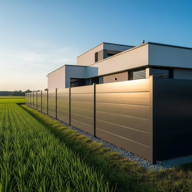 Desain Rumah di Tepi Sawah dengan Pagar Pengaman Anti Ular