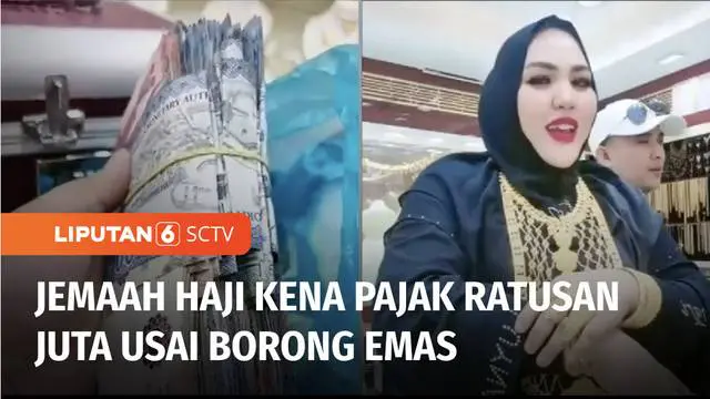 VIDEO: Borong Emas 1 Kg dari Arab Saudi, Jemaah Haji asal Makassar Kena Pajak Ratusan Juta