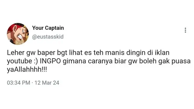 6 Cerita Netizen Godaan Puasa di Waktu Sore Ini Bikin Ngakak