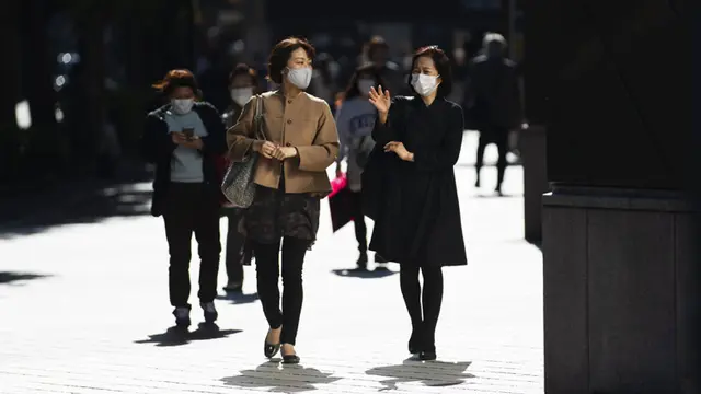 FOTO: Tokyo Konfirmasi Penambahan Kasus Baru COVID-19