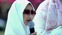 Yasmin Najma Falihah, gadis cilik dari Pondok Pesantren Daarul Falah, Glenmore, Banyuwangi Pelantun  Sholawat  Asygin di puncak Peringatan 1 Abad Harla NU di Sidoarjo (Istimewa)