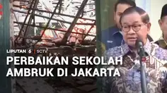 Perbaikan Sekolah Ambruk di Jakarta